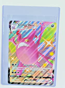 Pokemon TCG CROBAT VMAX Oversized Jumbo Black Star Promo #SWSH099 - Image 1