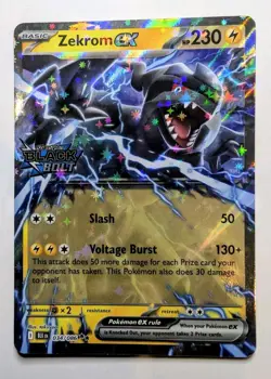 Zekrom ex 034/086 Pokemon Black Bolt Stamped Promo NM - Image 1