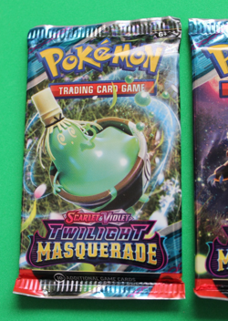 POKEMON SCARLET & VIOLET TWIGHT MASQUERADE 2 BOOSTER PACKS SEALED - Image 2