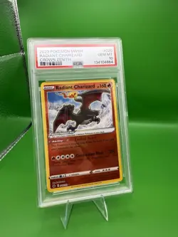2023 Pokemon SWSH #020 Radiant Charizard Crown Zenith Holo PSA 10 GEM MT - Image 1