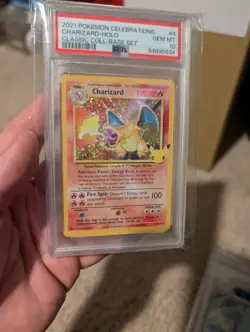 Pokemon TCG Charizard 4/102 Celebrations Classic Collection PSA 10 Gem Mint - Image 2