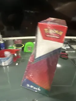 Pokemon TCG Paldean Fates Sam’s Club Exclusive 3 Tin Pack - Factory Sealed - Image 4