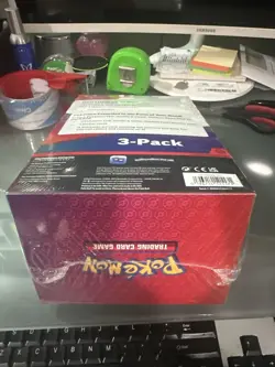 Pokemon TCG Paldean Fates Sam’s Club Exclusive 3 Tin Pack - Factory Sealed - Image 5