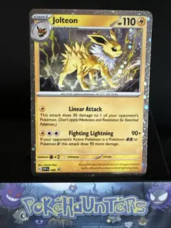 Pokemon Jolteon SVP 169 Black Star Promo Prismatic Evolutions Cosmos Holo NM - Image 1