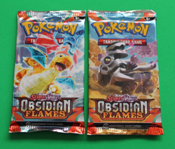 POKEMON SCARLET & VIOLET OBSIDIAN FLAMES 2 BOOSTER PACKS SEALED - Image 1