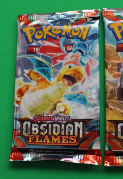 POKEMON SCARLET & VIOLET OBSIDIAN FLAMES 2 BOOSTER PACKS SEALED - Image 2
