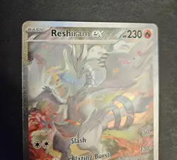 Reshiram ex 166/086 Sv:White Flare Holo Special Illustration Rare SIR Pokemon NM - Image 3