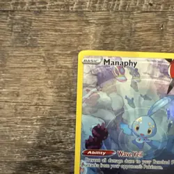 Pokemon TCG Manaphy GG06/GG70 Crown Zenith: Galarian Gallery Full Art Holo - Image 5