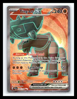 💥 Ting-Lu EX - 243/193 - Pokemon Paldea Evolved Full Art Ultra Rare Holo - Image 1