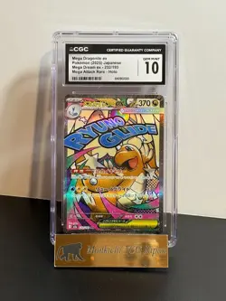 【CGC GEM MINT 10】Mega Dragonite ex 232/193 MA Mega Dream ex Pokemon 2025 JP - Image 1