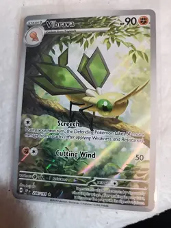 Vibrava ~ 206/191 IR Illustration Rare - Pokemon TCG - Surging Sparks SV8 - NM - Image 1