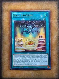 Yugioh Soul Crossing EGO1-EN002 Ultra Rare 1st Ed NM - Image 1