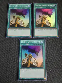 3x Shien's Smoke Signal x3 SDWA-EN030 Super Rare 1st Edition NM Playset Yugioh - Image 1