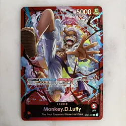 • Monkey.D.Luffy • ST21-001 Leader EX: Gear 5 One Piece TCG English A - Image 1
