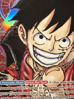 Monkey.D.Luffy (003) (Parallel) OP01-003 Romance Dawn Foil - Image 4