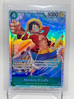 One Piece - The Best Vol.2 Monkey.D.Luffy PRB02-005 SR English TCG Monkey Luffy - Image 1