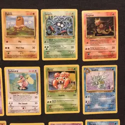 Vintage Pokemon 22 Card Lot Base set 2 Common Uncommon WoTC LP - Image 5