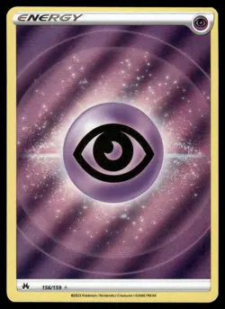 Pokemon Cards Psychic Energy 156/159 Crown Zenith Rare Ultra NM - Image 1