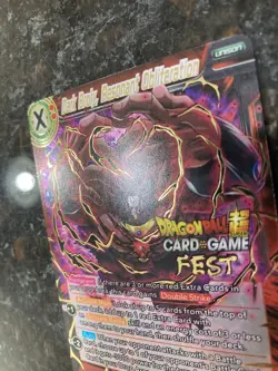 Dark Broly Resonant Obliteration Dragon Ball Super Card Game FEST GOLD STAMP NM - Image 5
