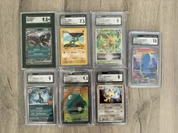 6 CGC & 1 SGC Graded Pokemon Cards Lot - Image 1