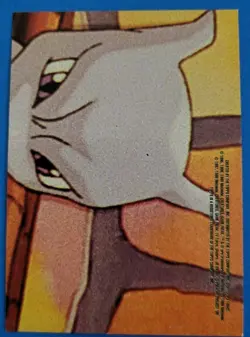 Topps Pokemon Sticker Card Puzzle - Meowth, Blue Logo - Image 2