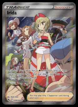 Pokemon Cards Irida GG63/GG70 Crown Zenith Galarian Gallery Rare Ultra NM - Image 1