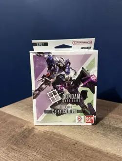 Gundam TCG Card Game Celestial Drive Starter Deck (ST07) FREE SAME DAY SHIP - Image 1