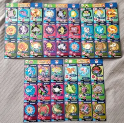 1999 BURGER KING ~ POKEMON CARDS UNCUT SHEETS COMPLETE FULL 20 PAGE SET - NM / M - Image 2