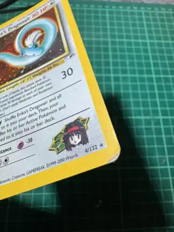Pokemon Card Erika's Dragonair 4/132 Holo Rare Gym Heroes Set WOTC LP - Image 5