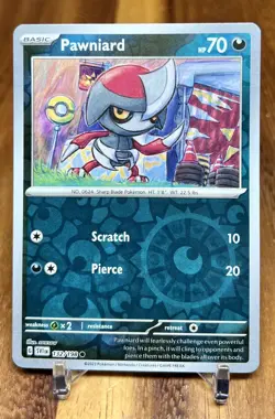 Pawniard 132/198 SV1 Scarlet & Violet Base Reverse Holo Pokemon Card NM - Image 1