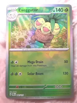 2 CARDS Pokemon TCG Poke Ball Pattern Exeggutor 002 Earthen Vessel 106 Prismatic - Image 2