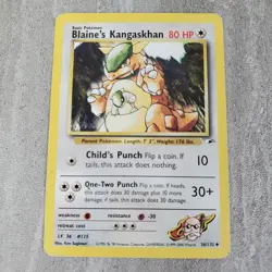 BLAINE’S KANGASKHAN Gym Heroes - 36/132 -Pokemon Card-NM/LP-FREE SHIPPING!! - Image 1