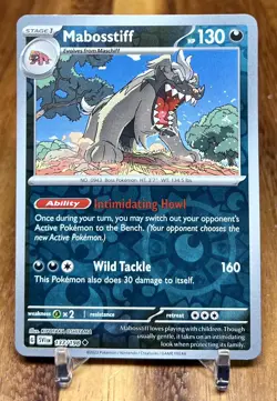Mabosstiff 137/198 SV1 Scarlet & Violet Base Reverse Holo Pokemon Card NM - Image 1