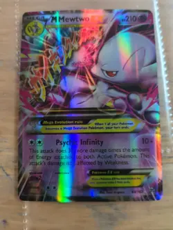 Mega M Mewtwo EX 64/162 Ultra Rare XY Breakthrough Pokemon Card 2016 Edition - Image 5