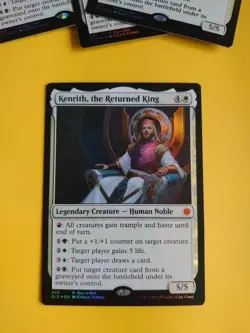 Kenrith, the returned king FOIL mythic Throne of Eldraine Rare. MTG Card. - Image 1