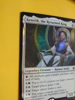 Kenrith, the returned king FOIL mythic Throne of Eldraine Rare. MTG Card. - Image 2
