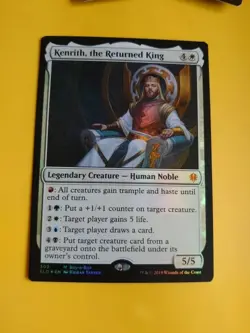 Kenrith, the returned king FOIL mythic Throne of Eldraine Rare. MTG Card. - Image 4