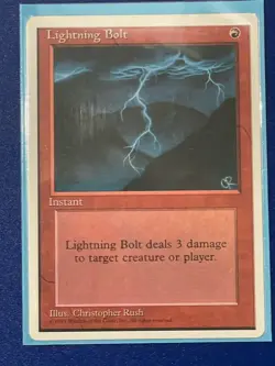 Lightning Bolt Revised Edition Regular Card - Image 1
