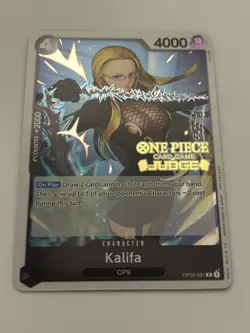 Kalifa (Judge Pack Vol. 2) OP03-081 One Piece Promotion Cards Foil - Image 1