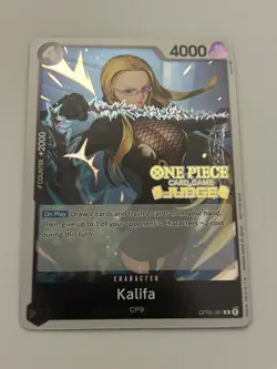 Kalifa (Judge Pack Vol. 2) OP03-081 One Piece Promotion Cards Foil - Image 2