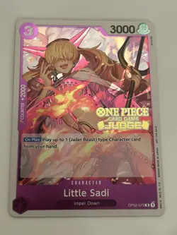 Little Sadi (Judge) OP02-073 One Piece Promotion Cards Foil - Image 2