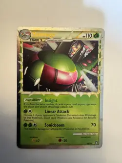 Pokemon Yanmega 98/102 Holo Rare Pokemon Card pre-owned - Image 1