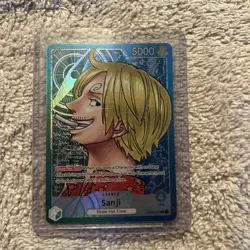 One Piece Card Game TCG Sanji OP02-026 Alt Art Leader - Image 1