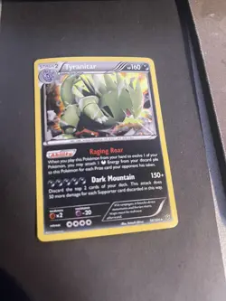Tyranitar 56/124 Holo Rare XY Fates Collide Pokemon Card - Image 1