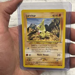 Pokemon TCG Larvitar 70/105 Neo Destiny Common Unlimited Vintage Card NM WOTC - Image 1