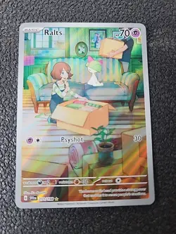 Pokemon Cards TCG Ralts Scarlet & Violet Holo Illustration Rare Card 211/198 NM - Image 1