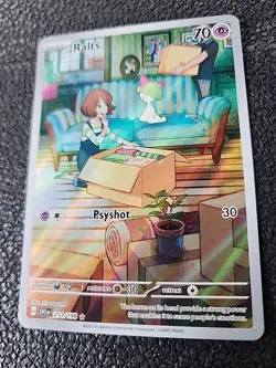 Pokemon Cards TCG Ralts Scarlet & Violet Holo Illustration Rare Card 211/198 NM - Image 2
