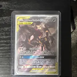 Pokemon Umbreon & Darkrai GX TAG TEAM Holo Promo SM241 270HP Dark Card - Image 3