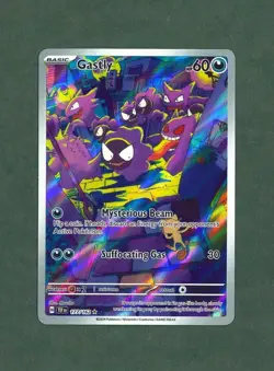 Gastly 177/162 SV05: Temporal Forces Holo Illustration Rare / IR Pokemon Card NM - Image 1