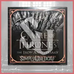 Game of Thrones: The Iron Anniversary Series 2 Trading Card Box 8 Packs SEALED - Image 1
